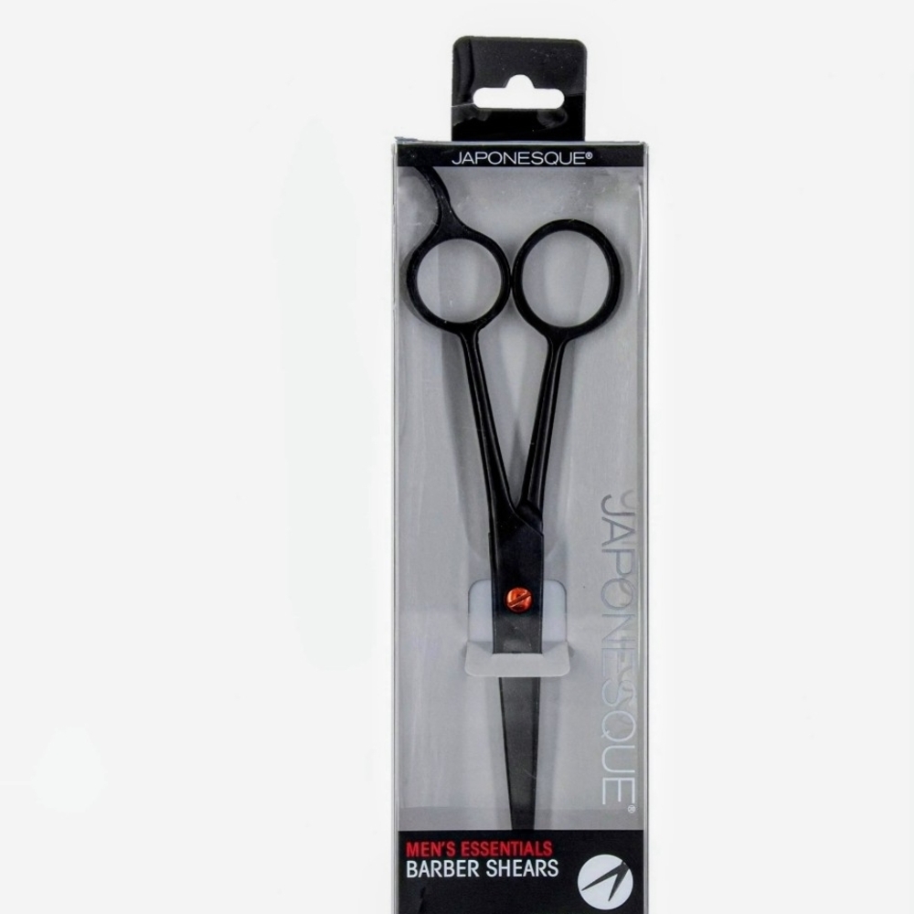 JAPONESQUE Black Barber Shears - Professional Men's Essentials